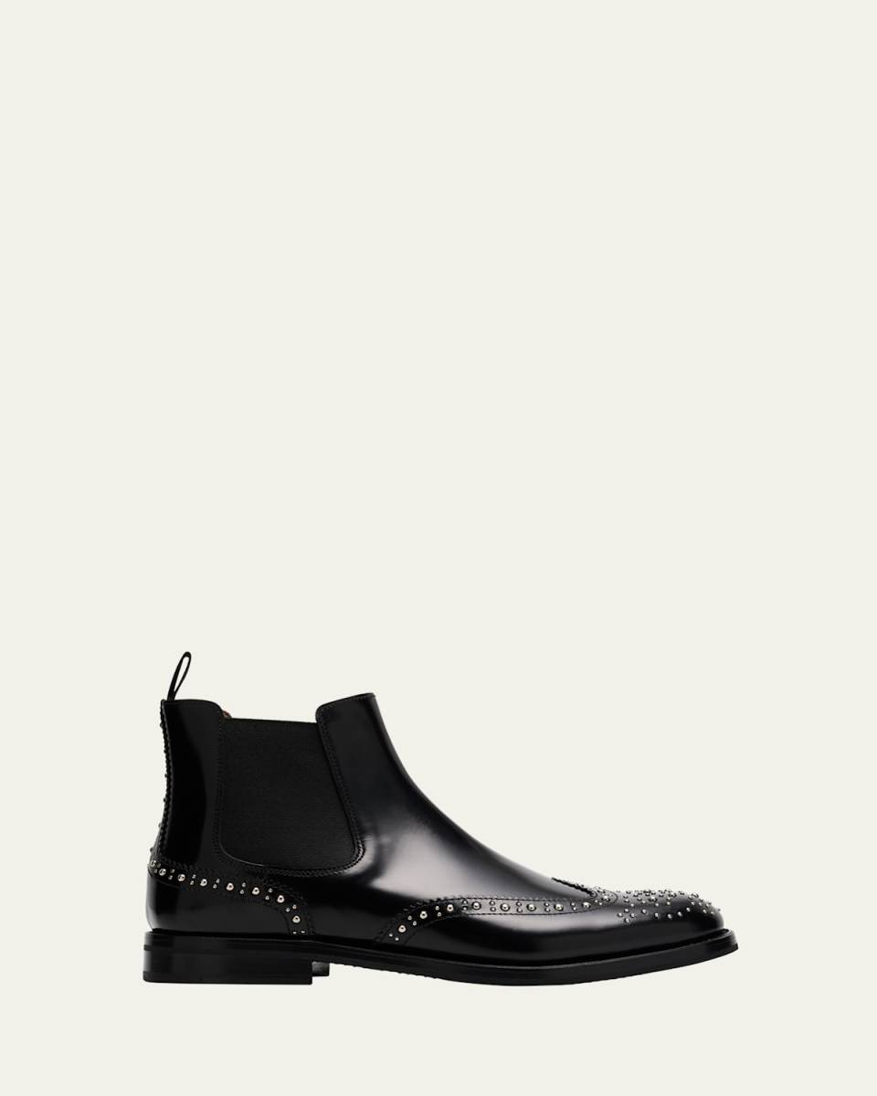 Ketsby Studded Leather Chelsea Boots
